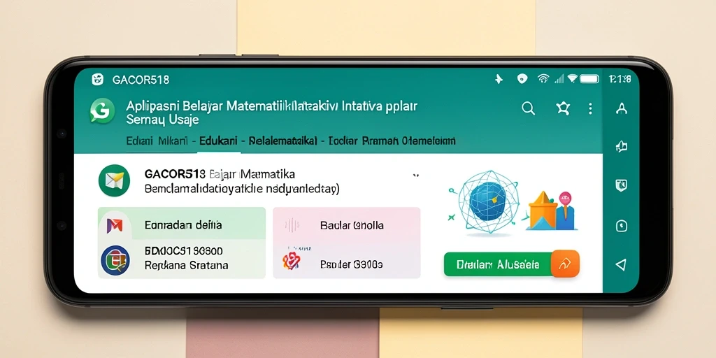 Tampilan antarmuka GACOR518 yang user-friendly dan menarik.