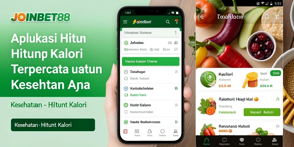 Tampilan antarmuka pengguna aplikasi Hitung Kalori JOINBET88.