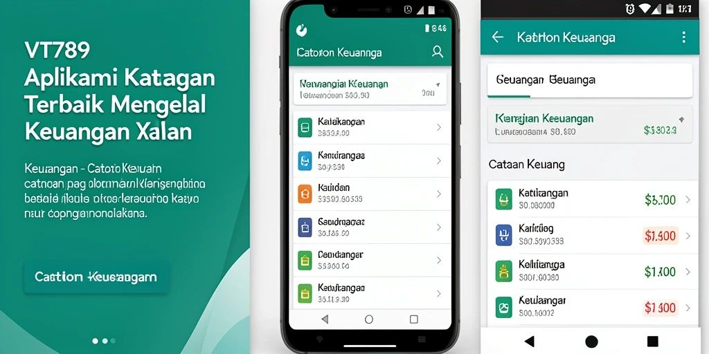 Tampilan antarmuka VT789 untuk pencatatan keuangan yang mudah dan efisien.